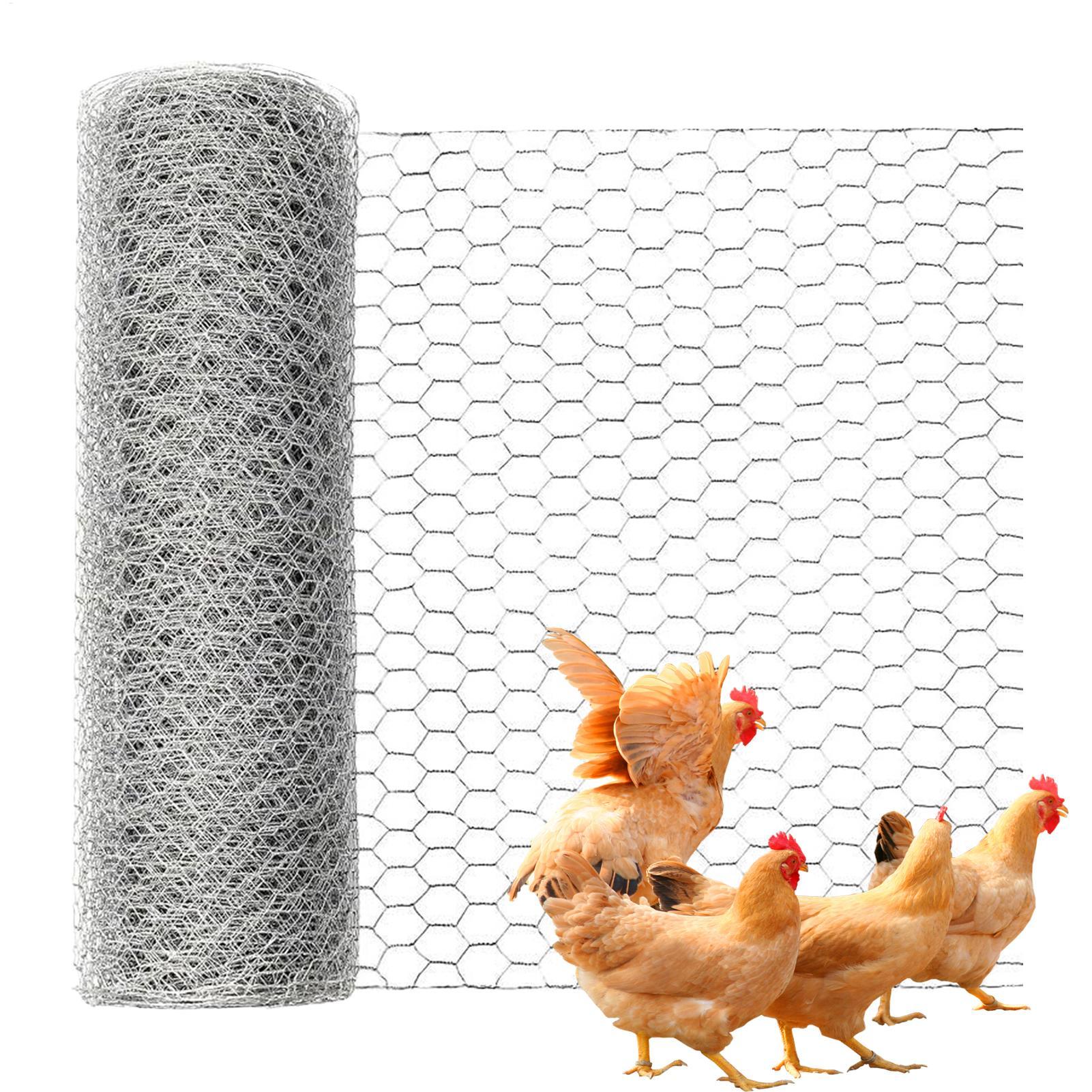 Rabbit Cage Wire - 5m/10m/15m Farming Fence Mesh Poultry Netting