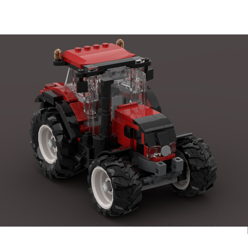 Agriculture Farming Certificate - City Farm MOC-271284 Red Agricultural Tractor