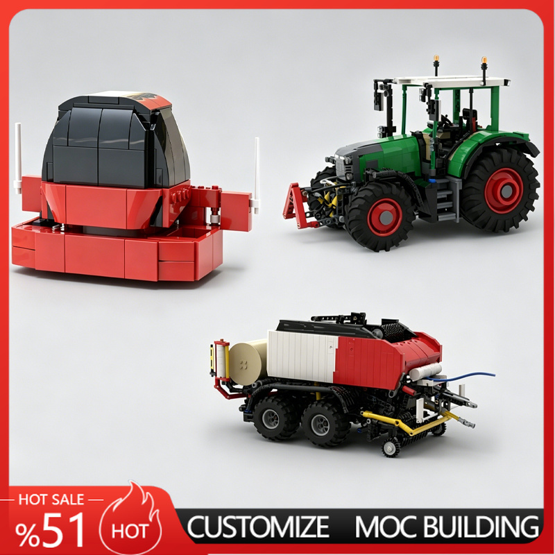 Agriculture Farming Certificate - NEW Green Farm Tractor With Red