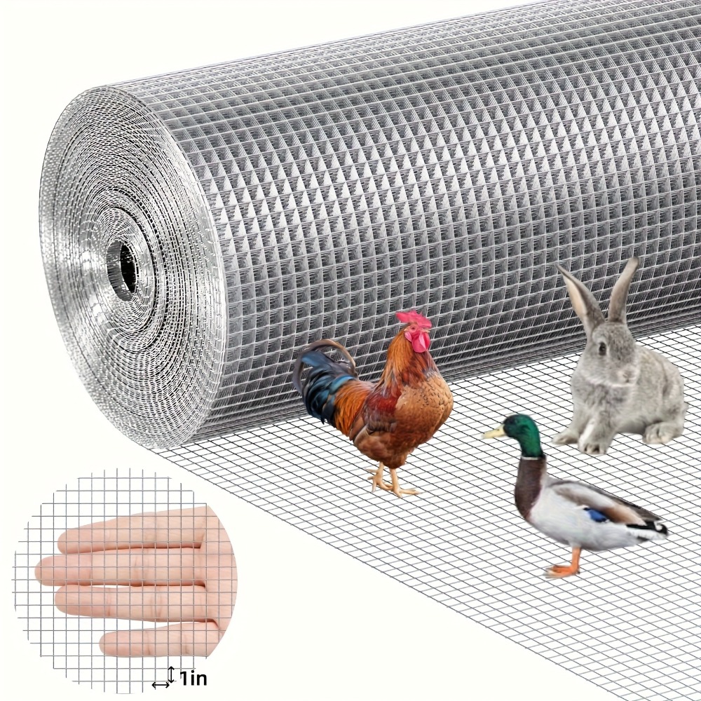 Rabbit Cage Wire - Heavy Duty Galvanized Welded Wire Mesh