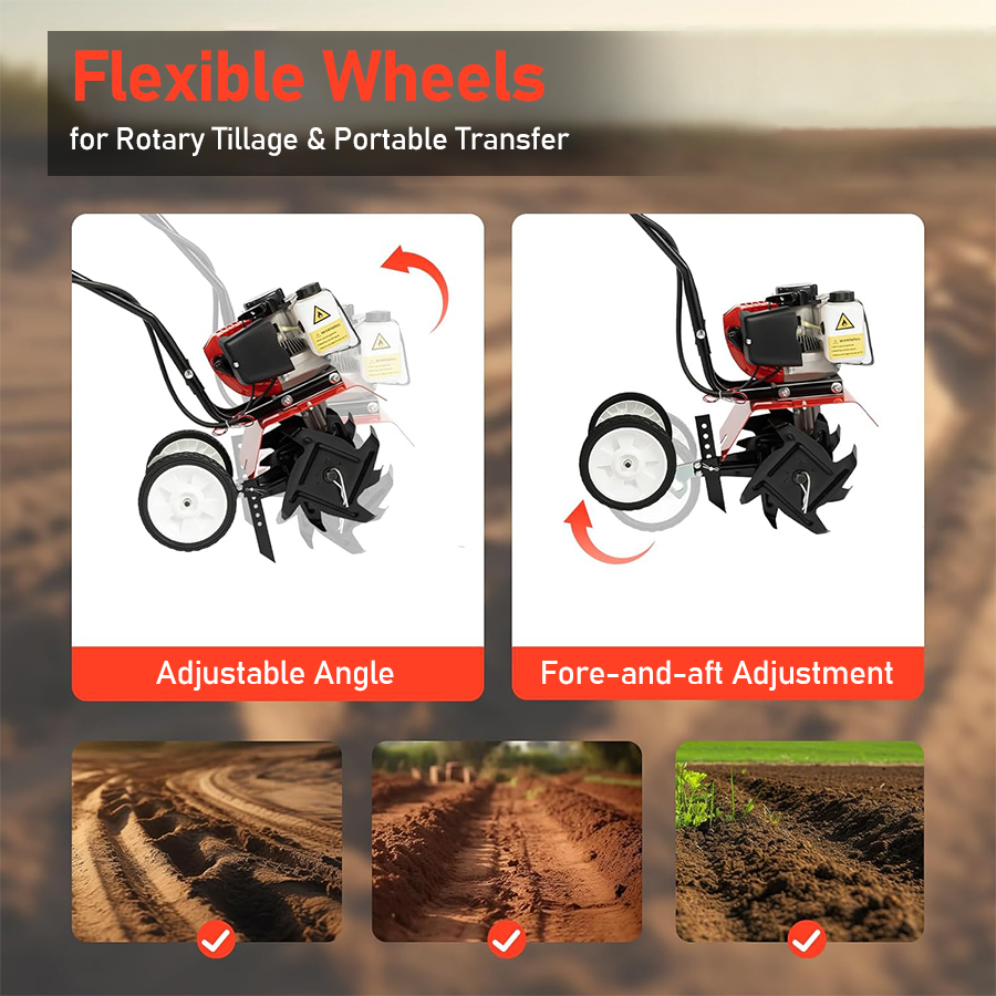 Tungfull Petrol Micro Cultivat - огляд і ціна Farming Agriculture Tools