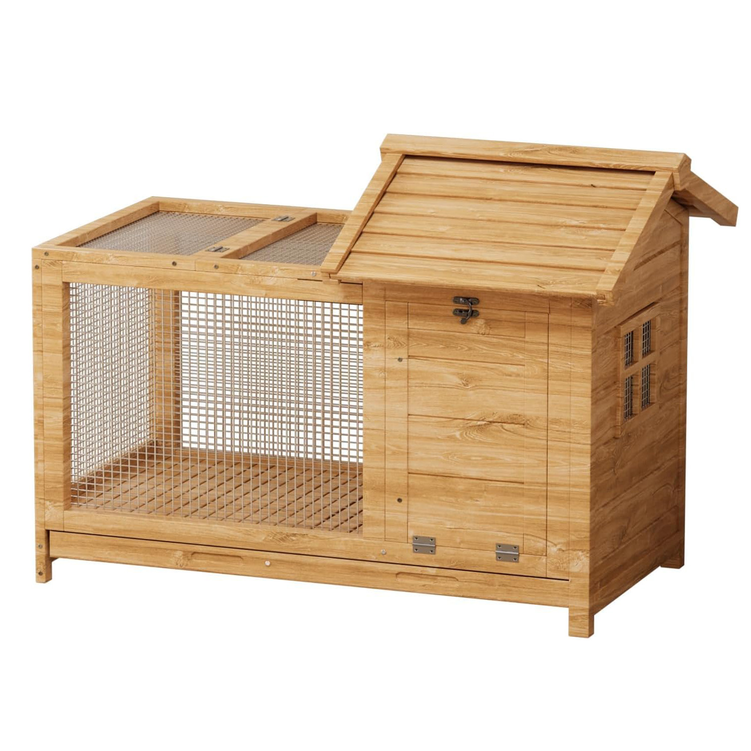 Wooden Rabbit Hutch Indoor and - огляд і ціна Rabbit Cage Wire