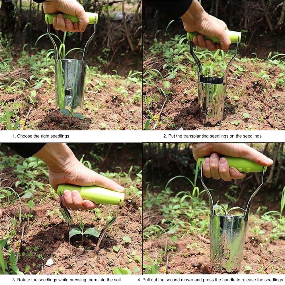 Garden Bulb Planter Tool, Manu - огляд і ціна Seed Planter