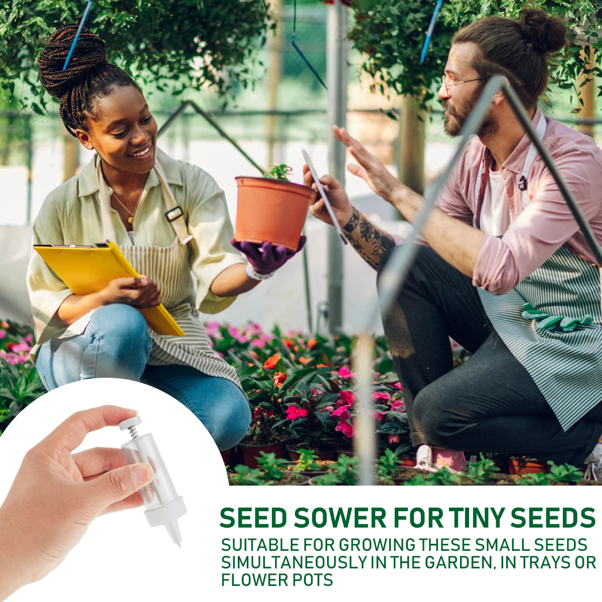 Mini Sowing Seed Dispenser Man - огляд і ціна Seed Planter