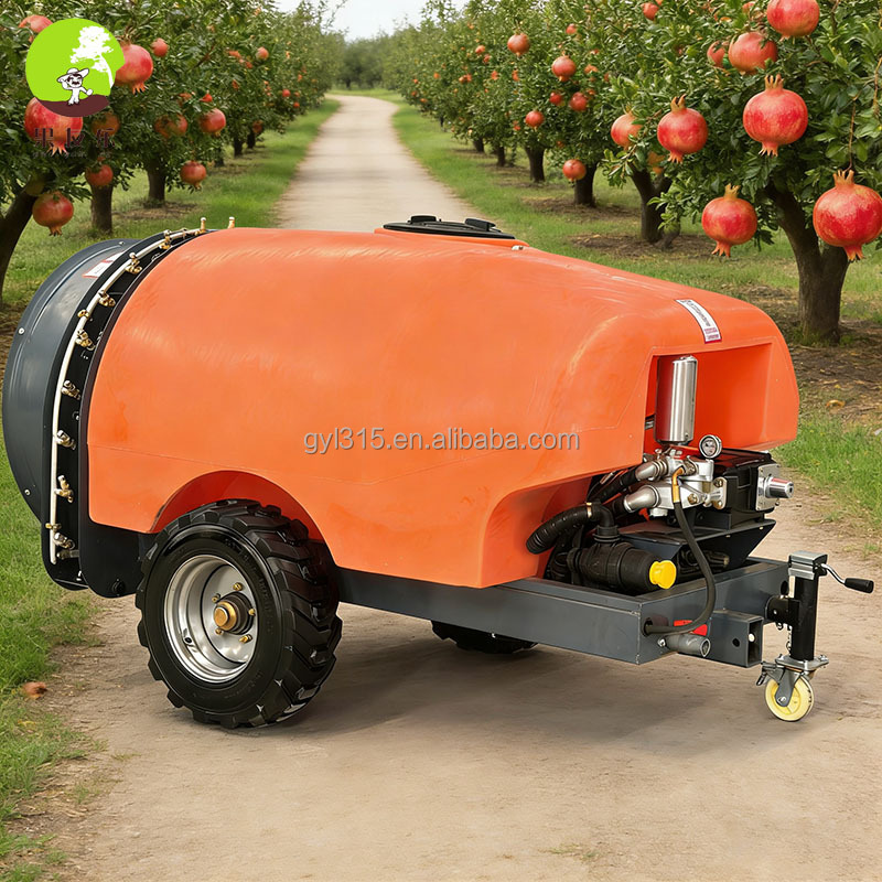 Lingfeng 1000L Agricultural Pu - огляд і ціна Orchard Sprayer Tractor