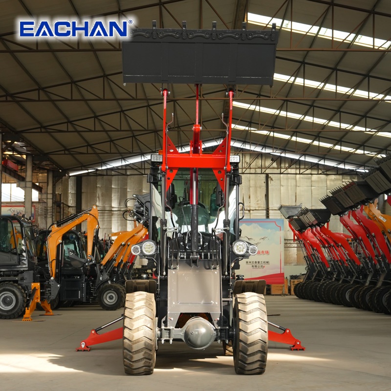 4WD Hydraulic Wheel Backhoe Lo - огляд і ціна Agriculture Farming Work