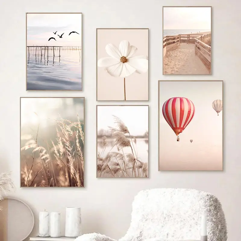 Beige Landscape Wall Art Poste - огляд і ціна Orchard Sprayer Tractor